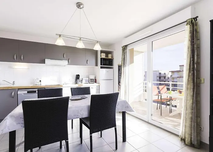 Moderne 3 Pieces, A 300m Plage, Parking, Wifi, Narbonne-plage - Fr-1-409-214 纳博讷