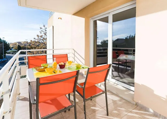 Moderne 3 Pieces, A 300m Plage, Parking, Wifi, Narbonne-plage - Fr-1-409-214 公寓 纳博讷