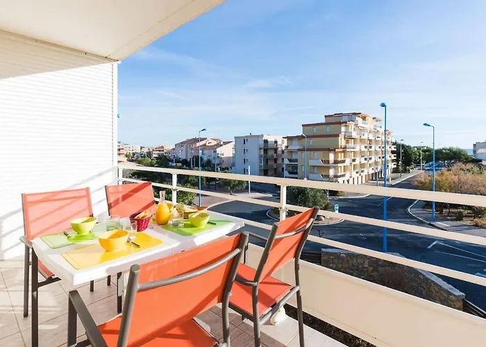 Moderne 3 Pieces, A 300m Plage, Parking, Wifi, Narbonne-plage - Fr-1-409-214 纳博讷