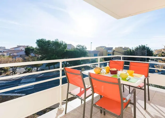 公寓 Moderne 3 Pieces, A 300m Plage, Parking, Wifi, Narbonne-plage - Fr-1-409-214 *